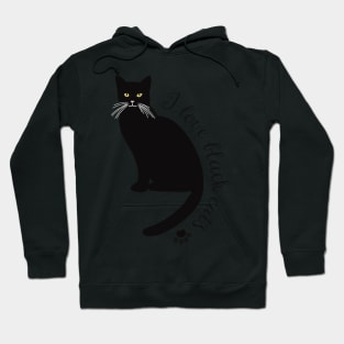 I love black cats Hoodie